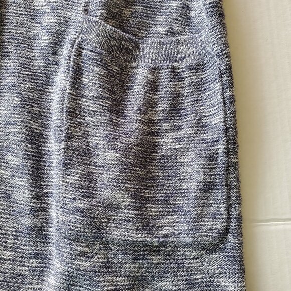 Marine Layer Nantucket Open Front Cardigan Medium Burnout Blue and White - Picture 12 of 16